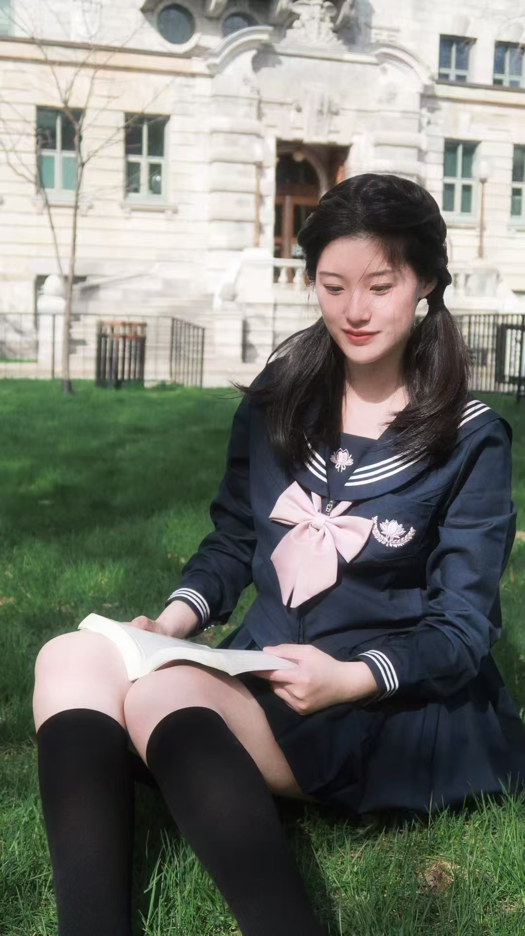 Yale campus reading memory